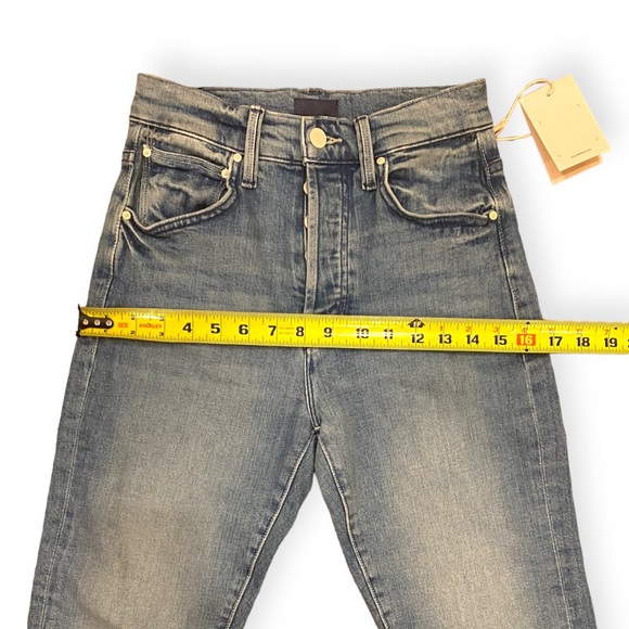 MOTHER High Waisted Hiker Hover Jean in Herbal Remedy Size 24 - Picture 12 of 12